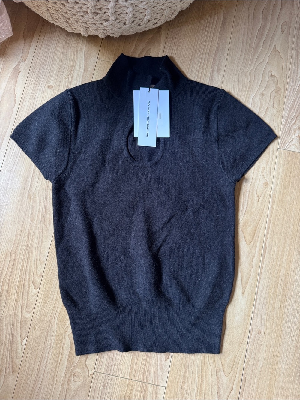 With Jean Black Luci Top